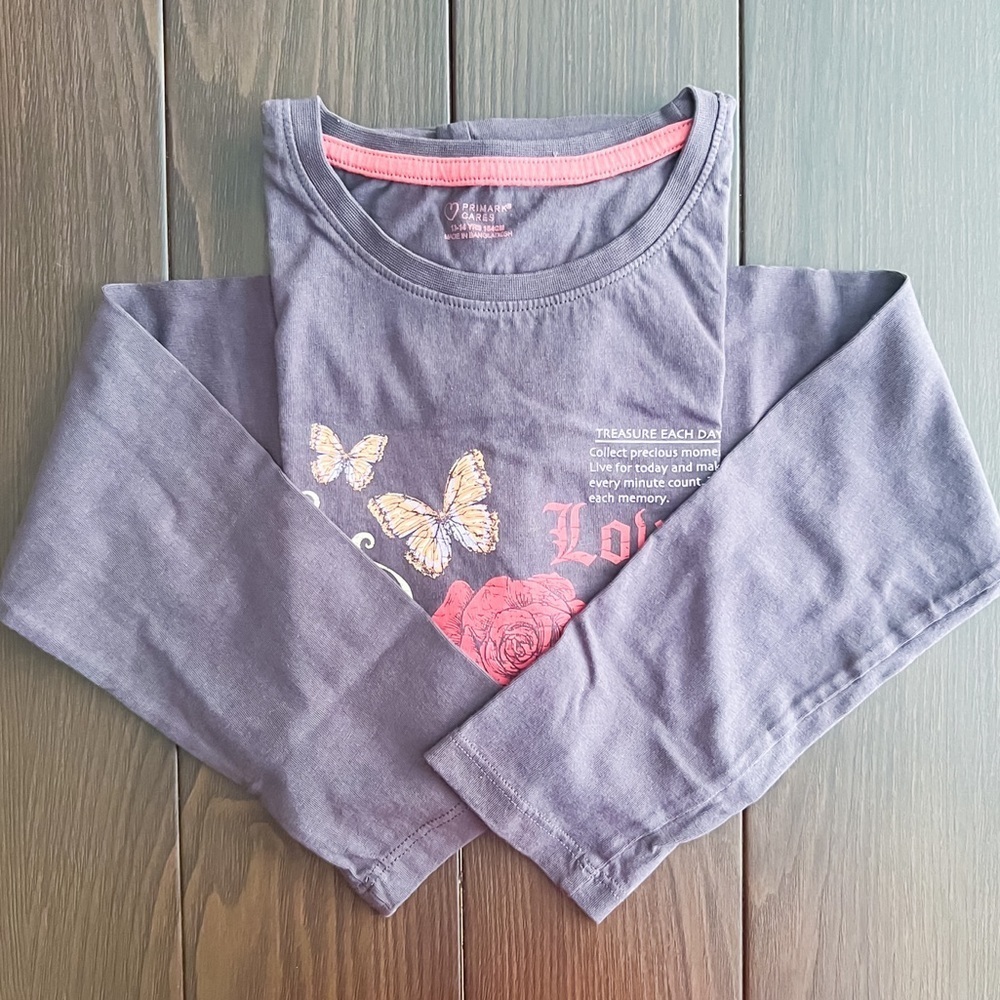 Primark | Girls Love Always Long Sleeve Shirt | 13-14 YRS